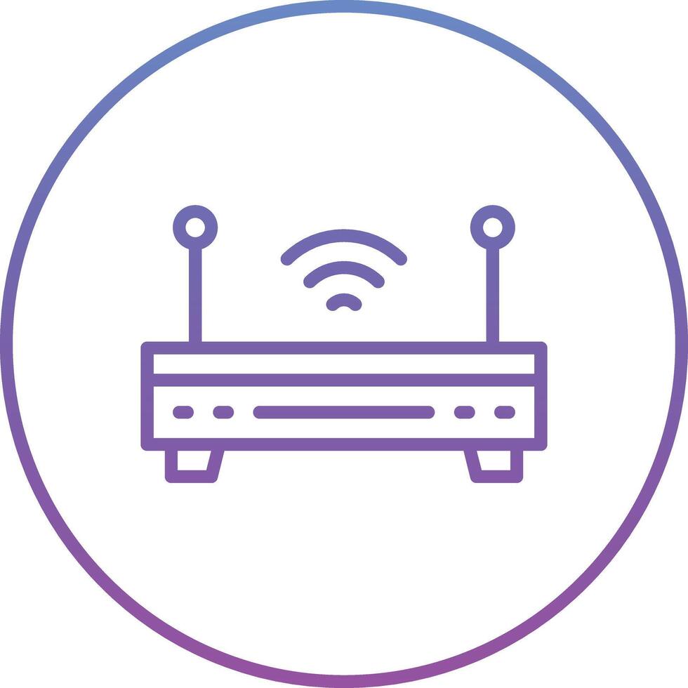 Wireless Router Vector Icon
