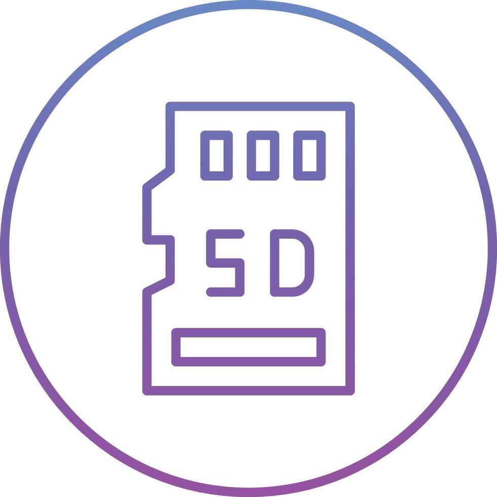 Sd Card Vector Icon