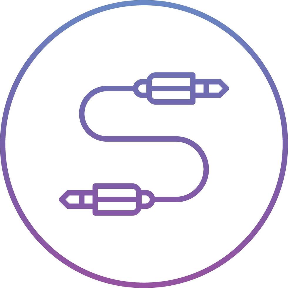 Audio Cable Vector Icon