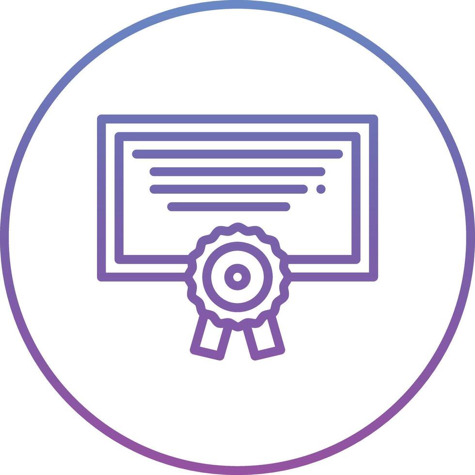 Certificate Vector Icon