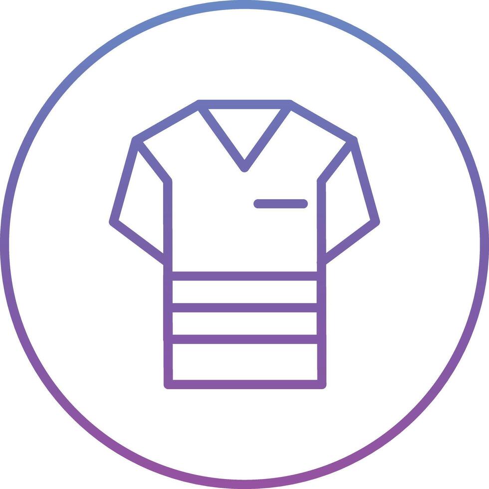 V Neck Shirt Vector Icon