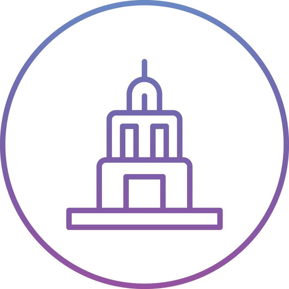 Old Building Vector Icon