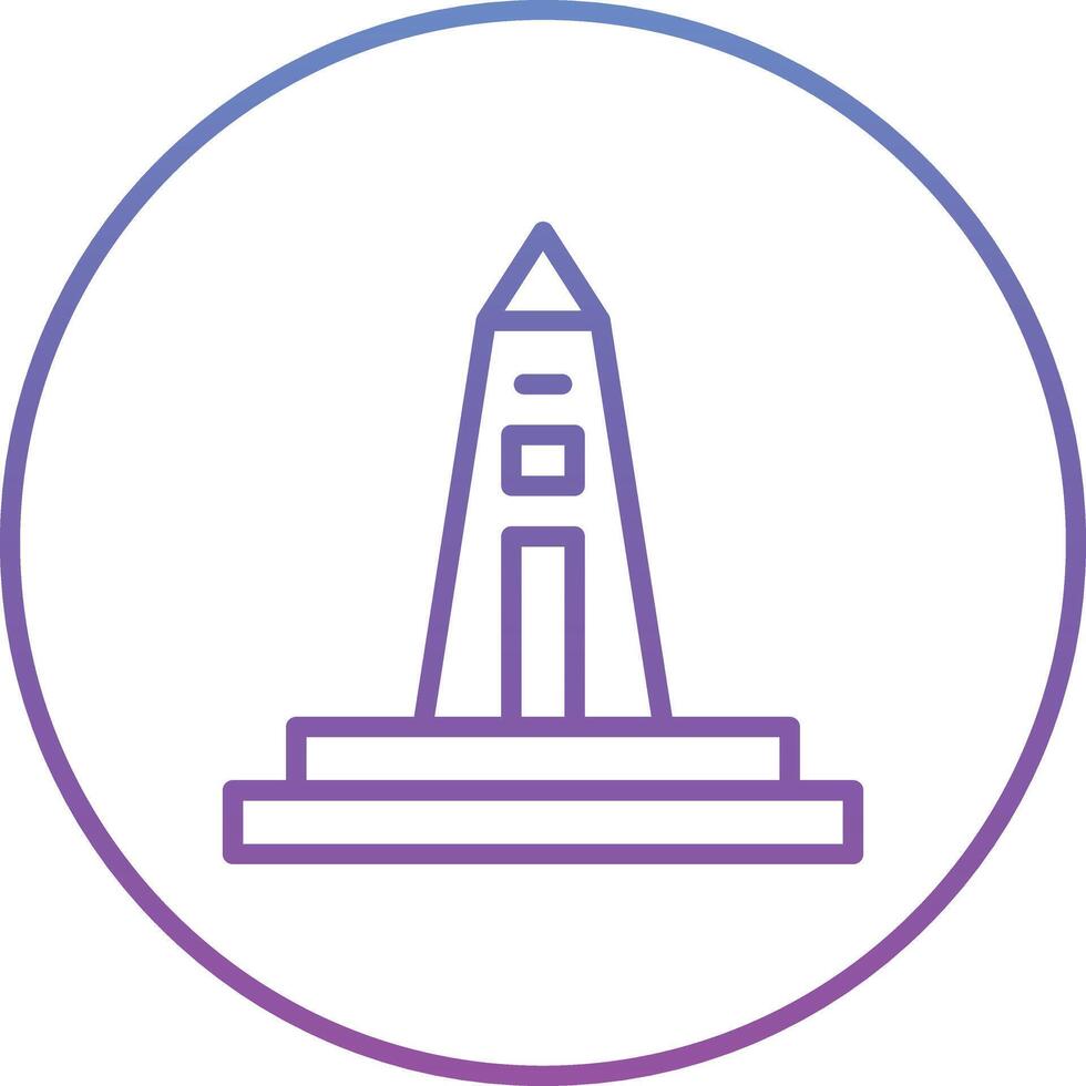 Obelisk Vector Icon