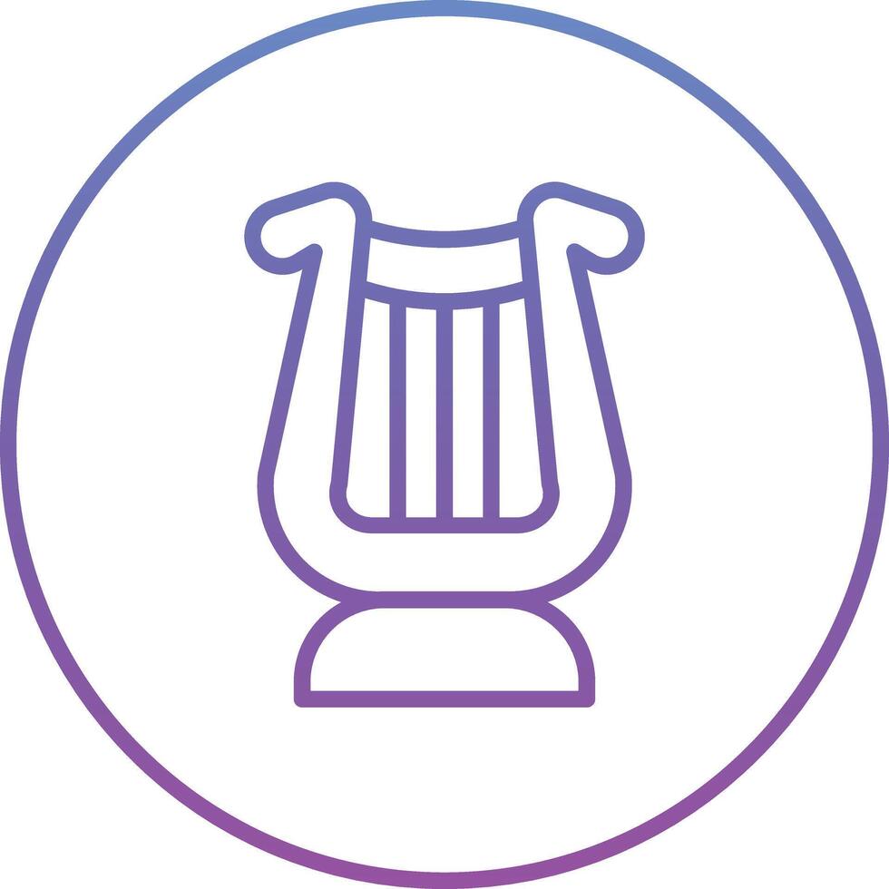 Lyre Vector Icon