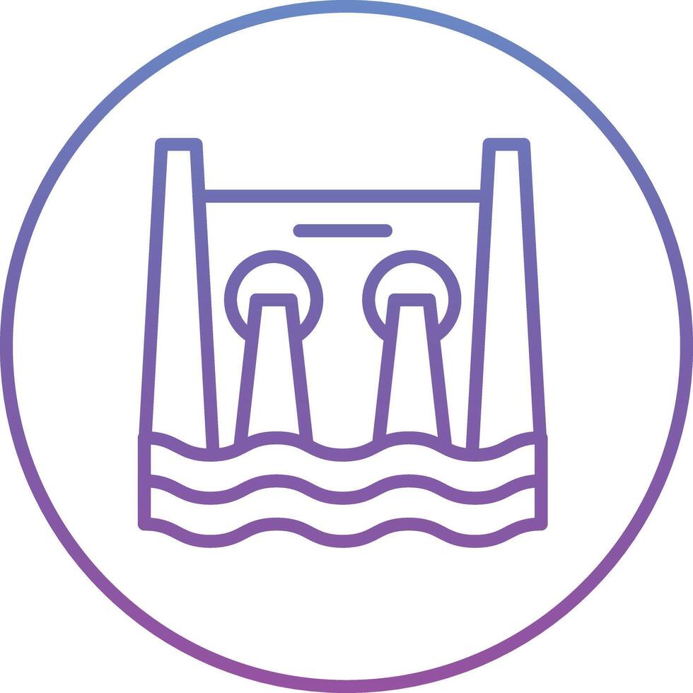 Hydro Power Vector Icon