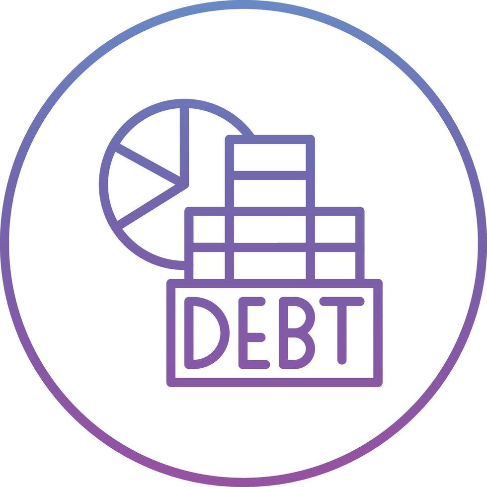 Debt Vector Icon