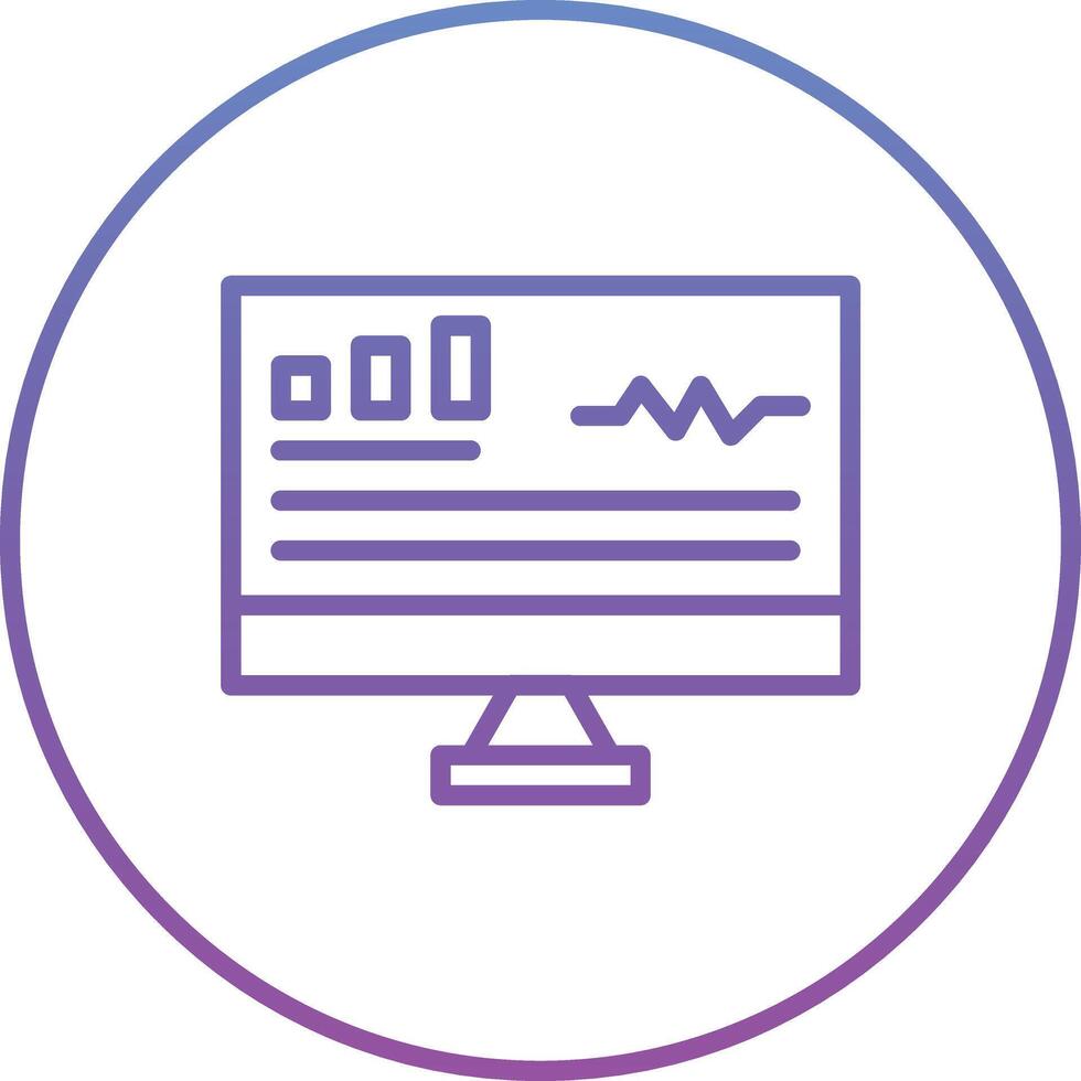 Monitoring Vector Icon