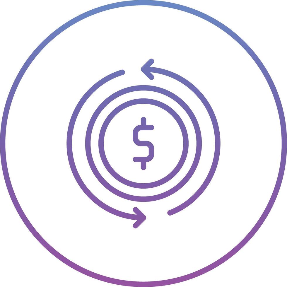 Money Flow Vector Icon