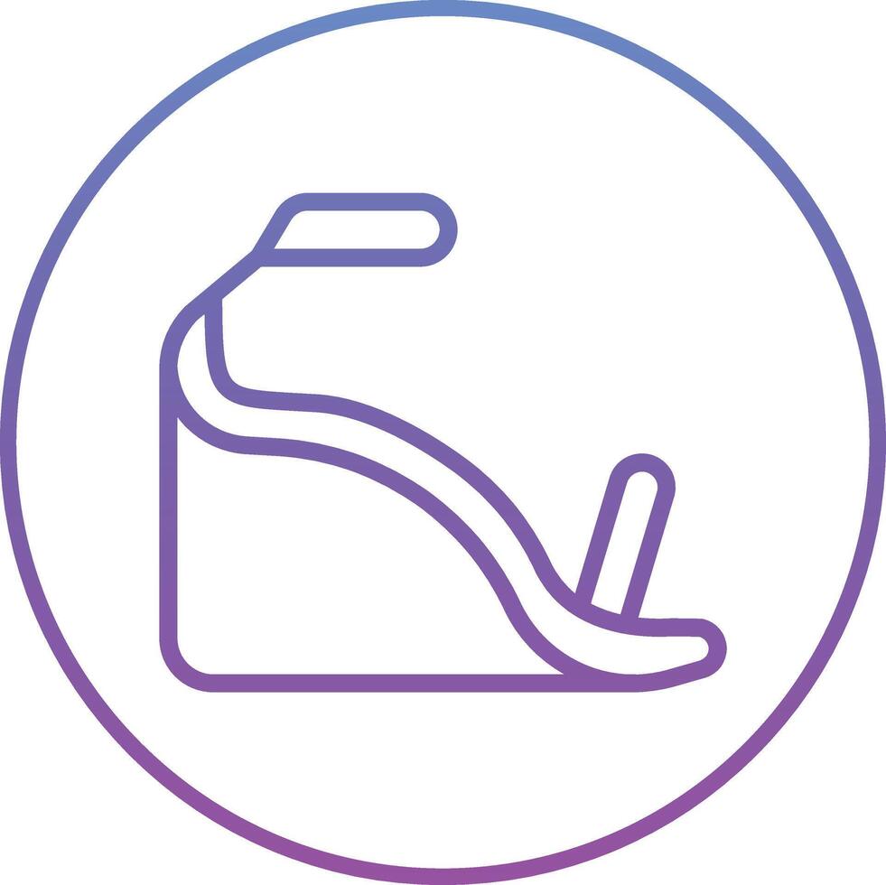 Wedge Heel Vector Icon