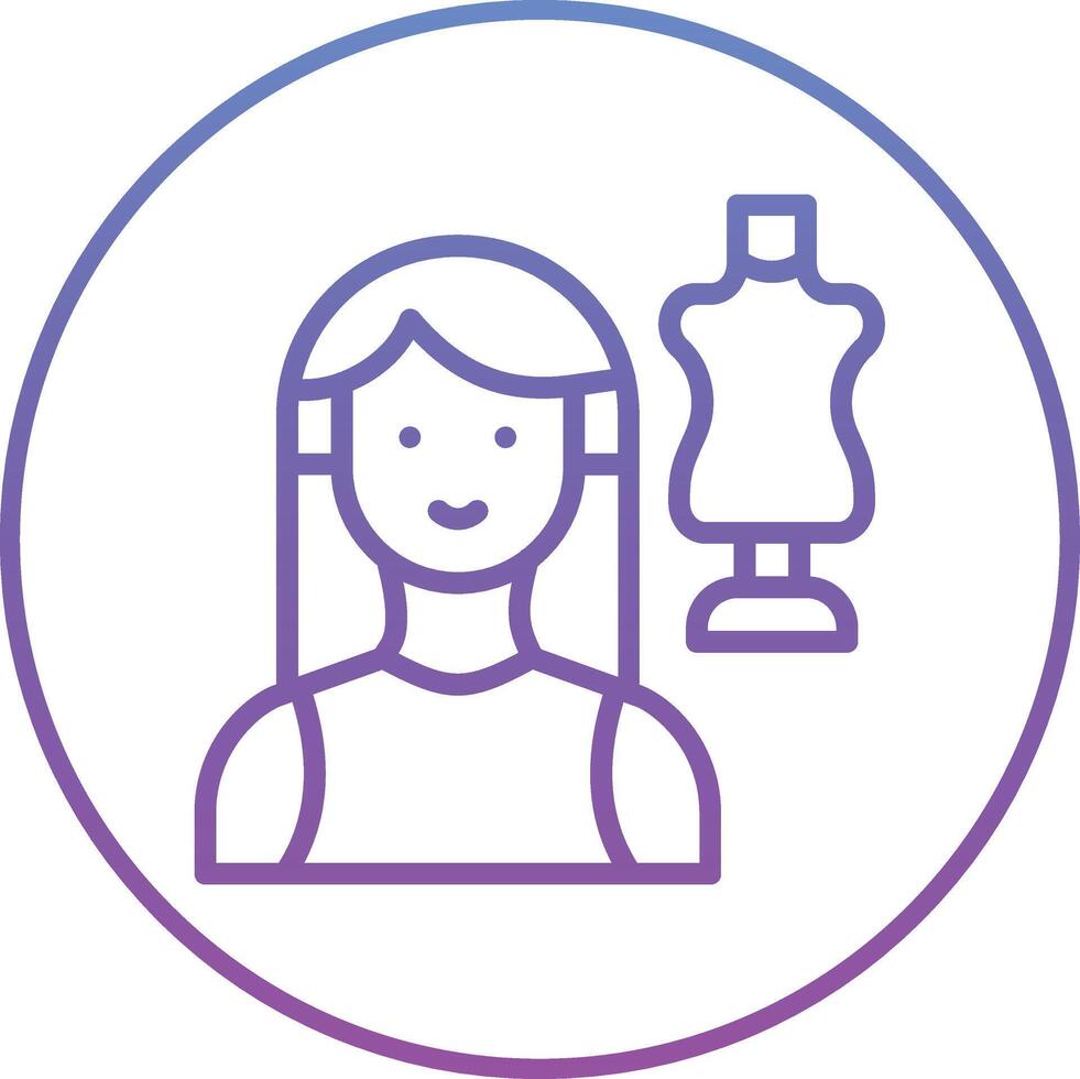 Fashion Designer Vector Icon