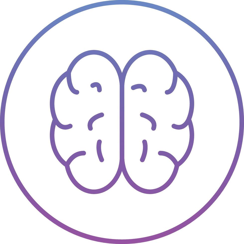 icono de vector de cerebro