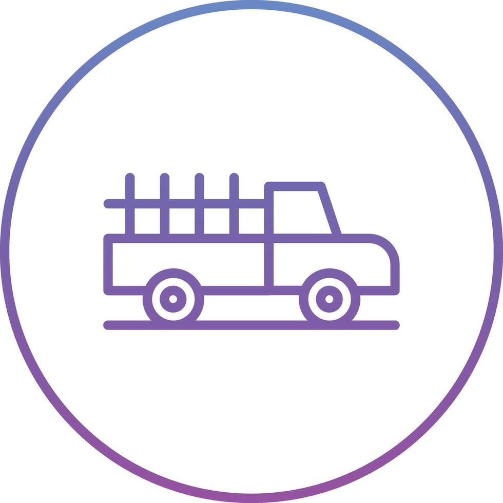 Pickup Truck Vector Icon