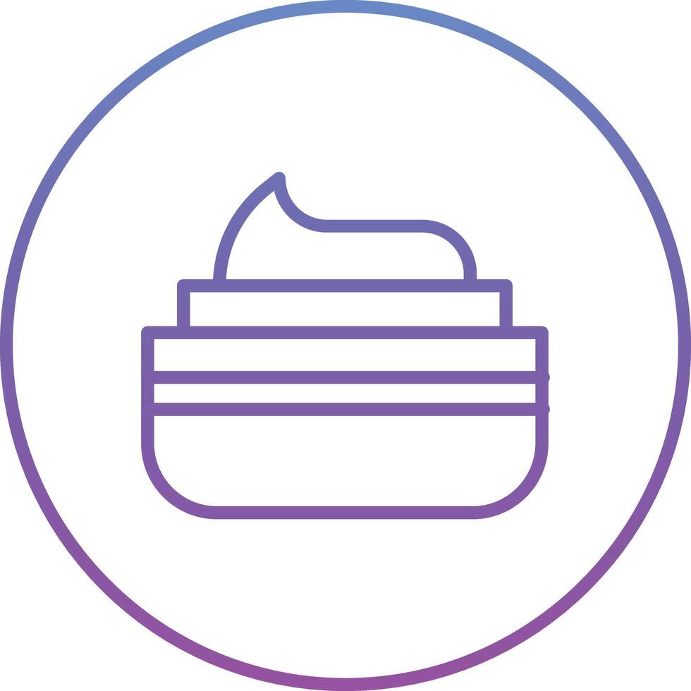 Cream Vector Icon
