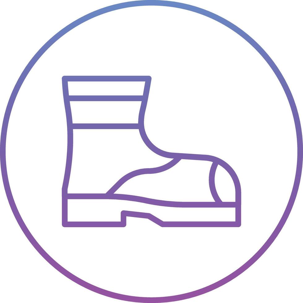 Firefighter Boots Vector Icon