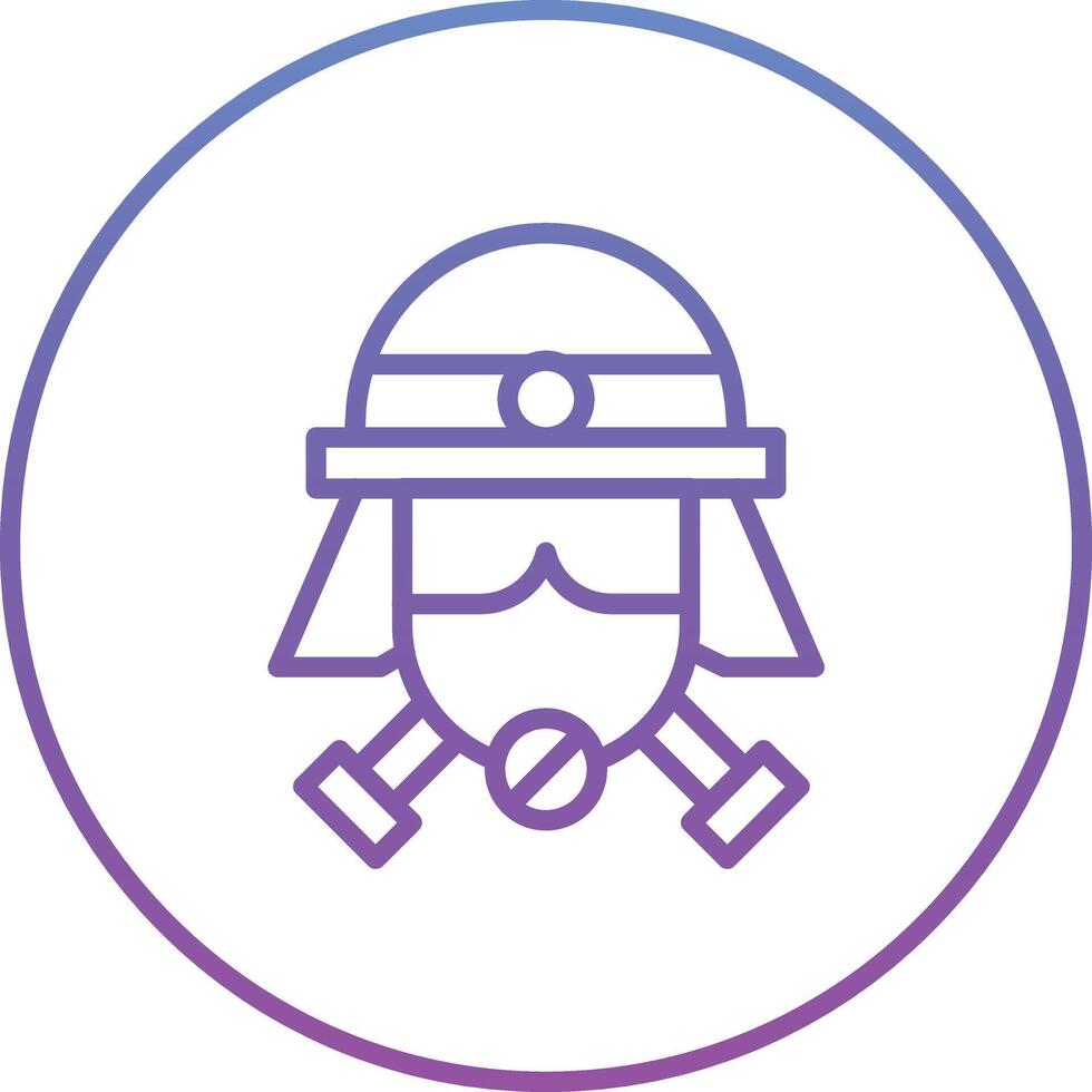 Fireman Mask Vector Icon