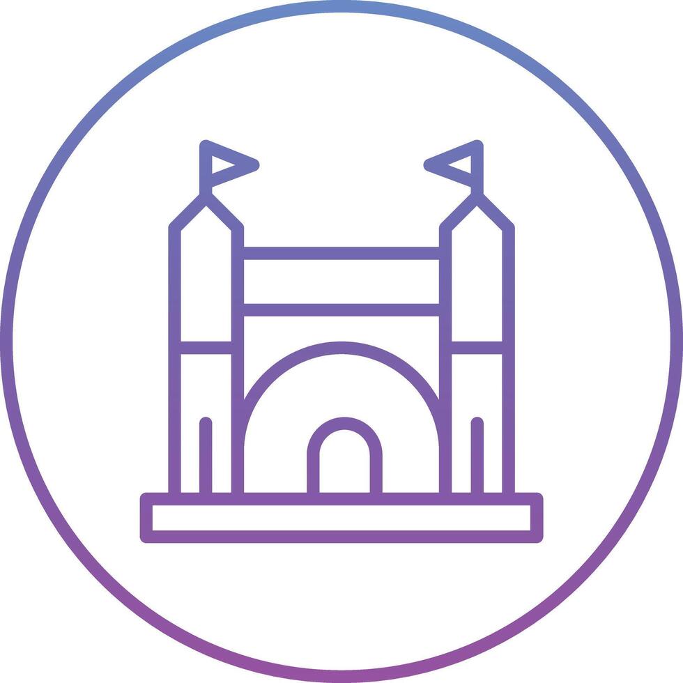 Bouncy Castle Vector Icon