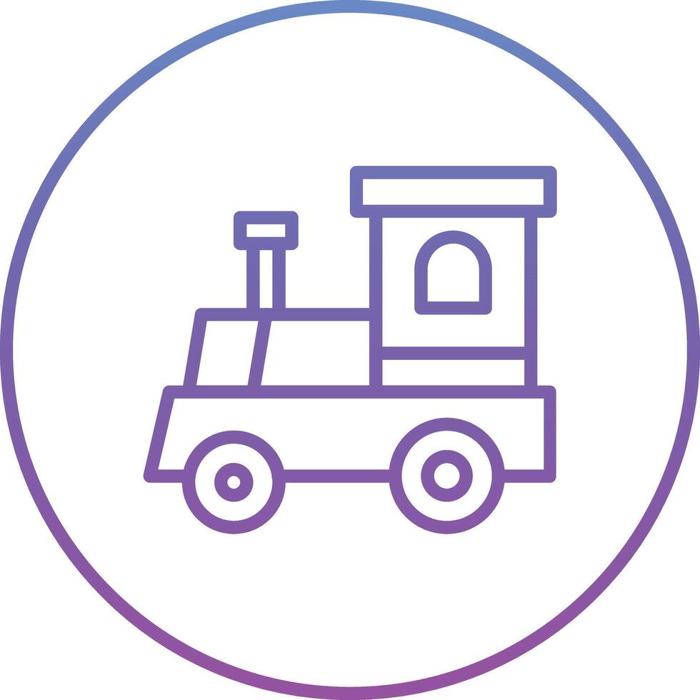 Train Toy Vector Icon