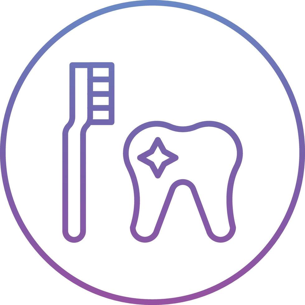 Tooth Hygiene Vector Icon