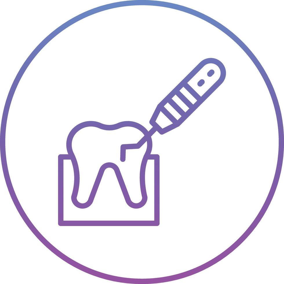 Tooth Scaling Vector Icon