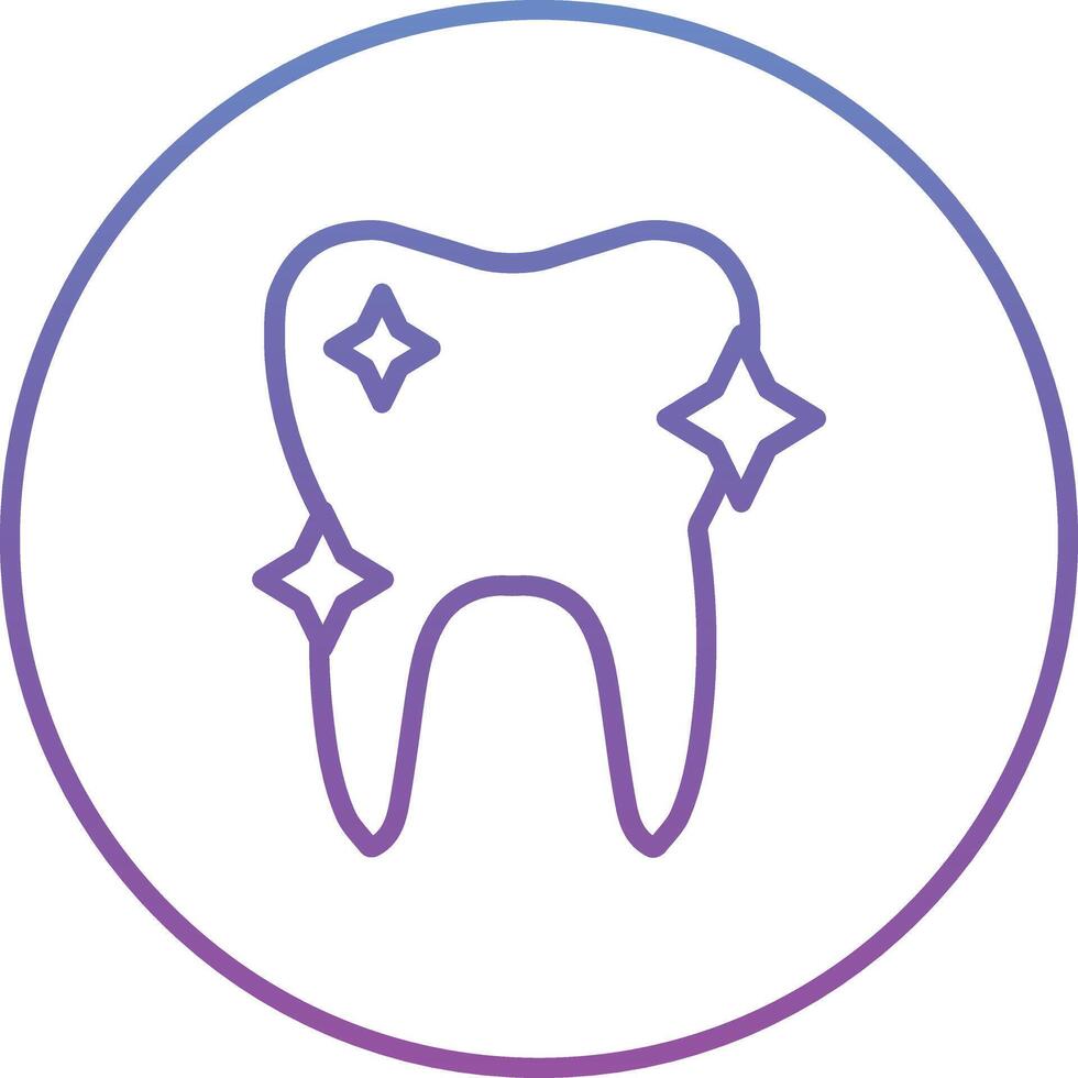 Clean Tooth Vector Icon