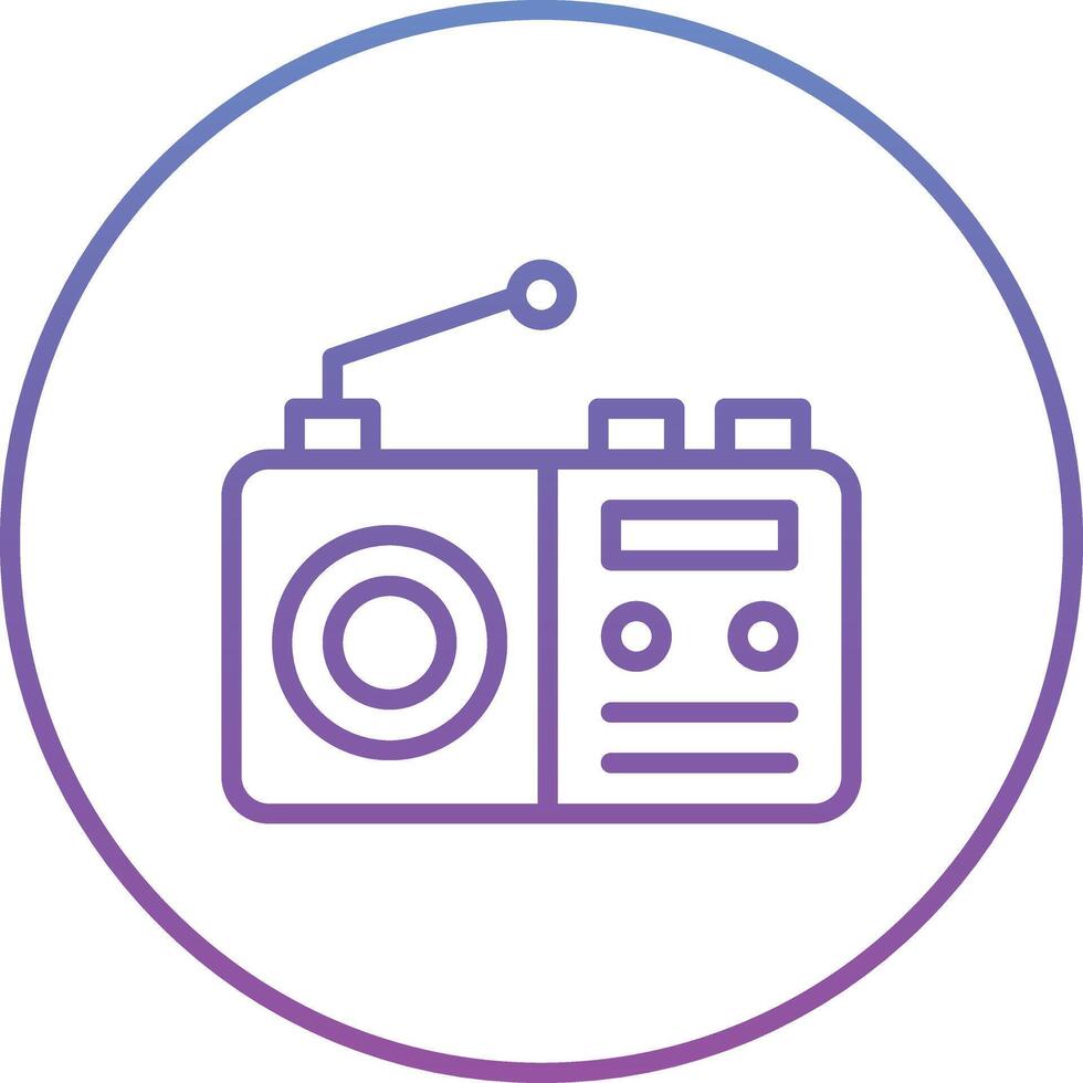 Radio Vector Icon