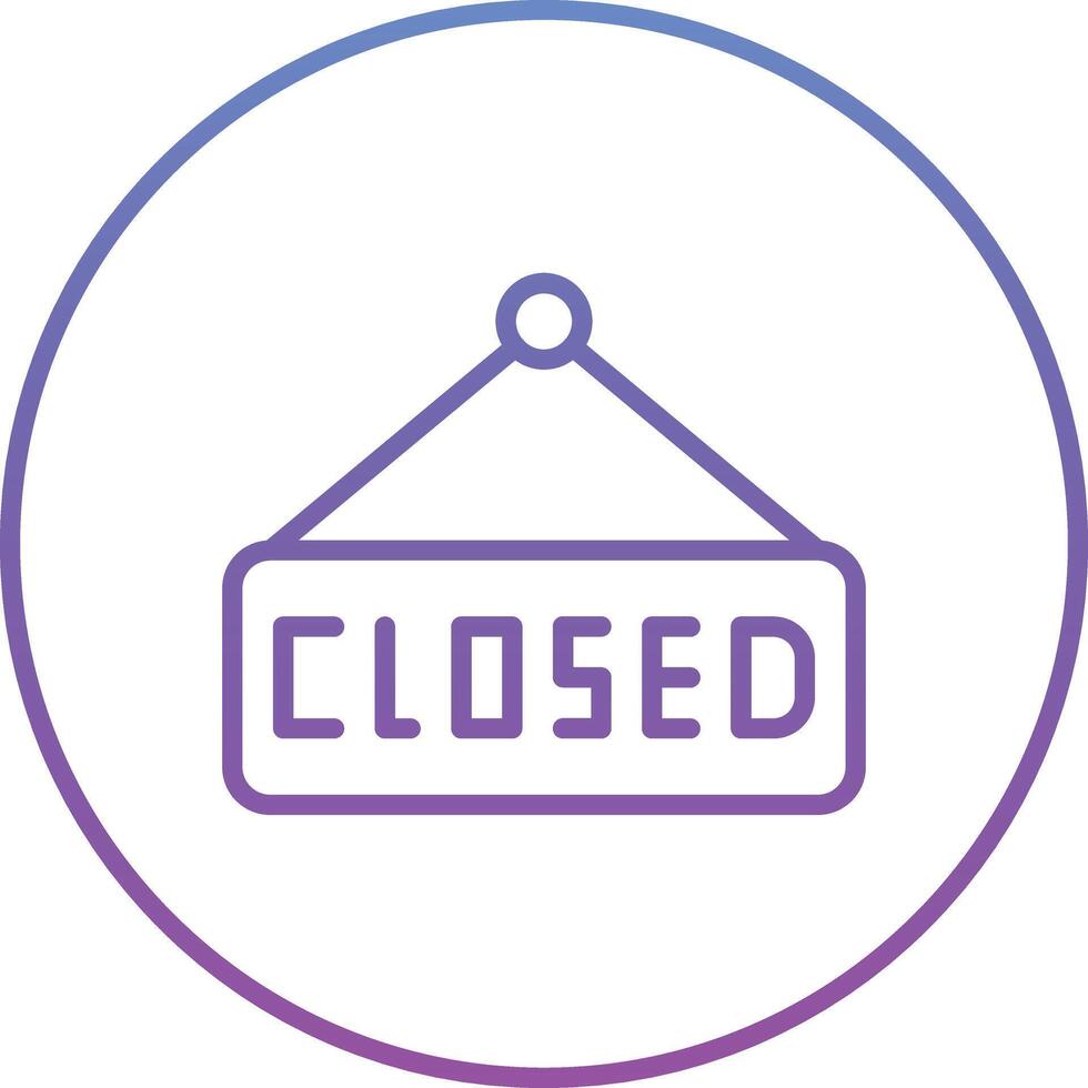 Closed Tag Vector Icon