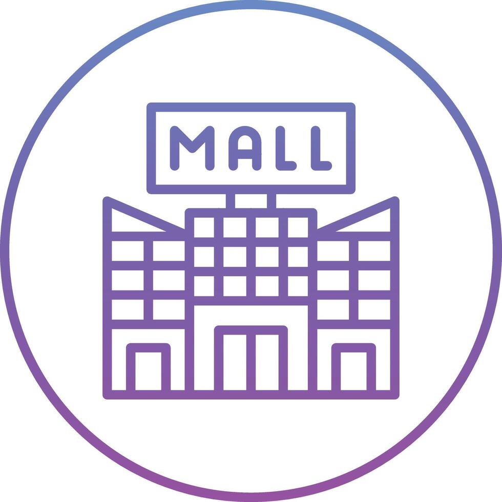 Shopping Mall Vector Icon