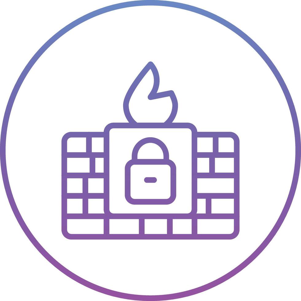 Firewall Vector Icon