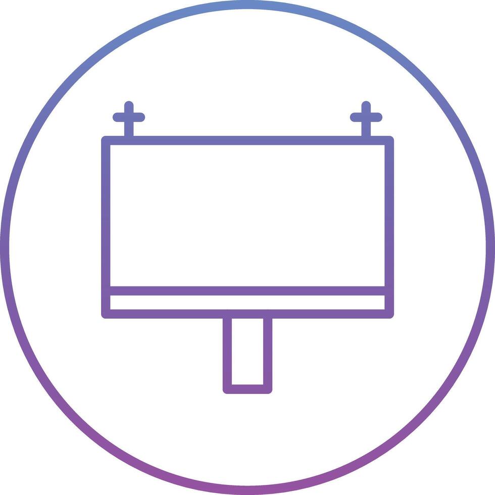 Billboard Vector Icon