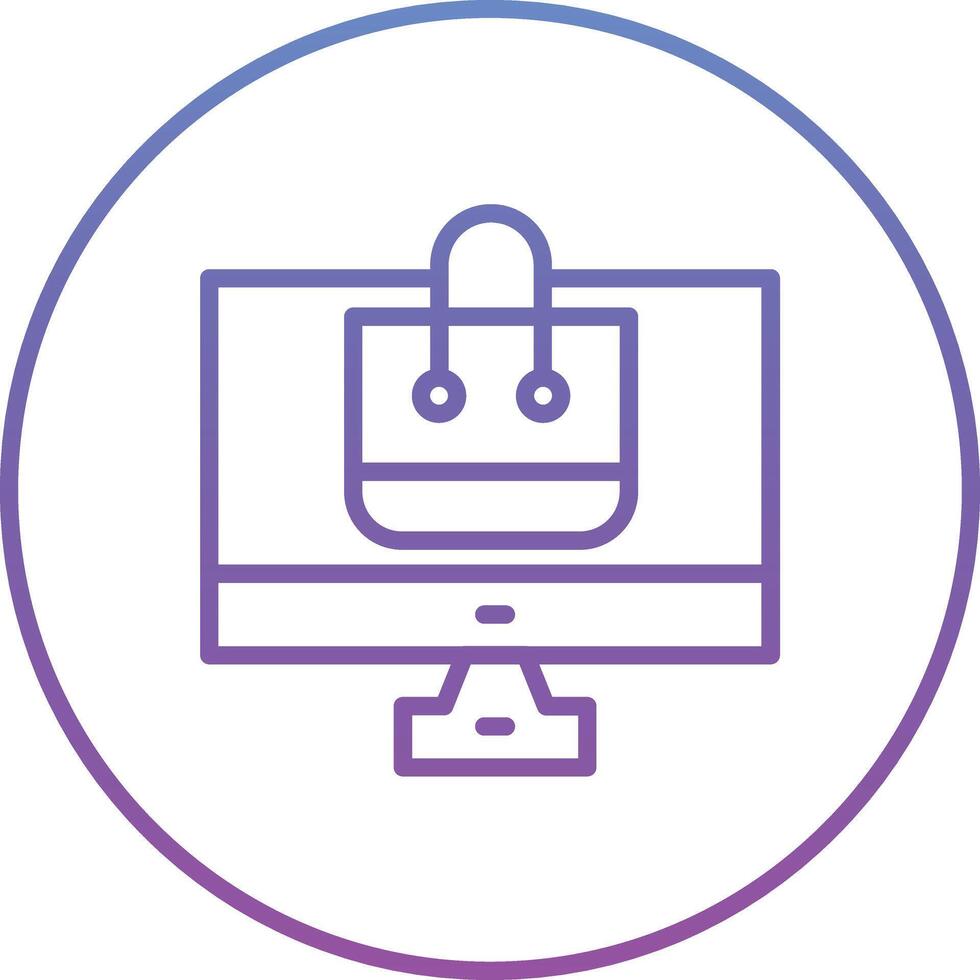 ECommerce Screen Vector Icon