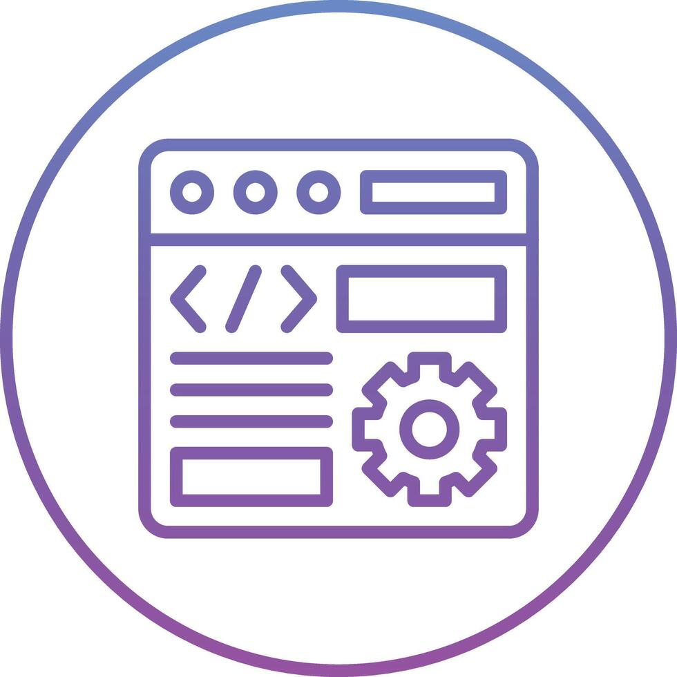 código ajustes vector icono