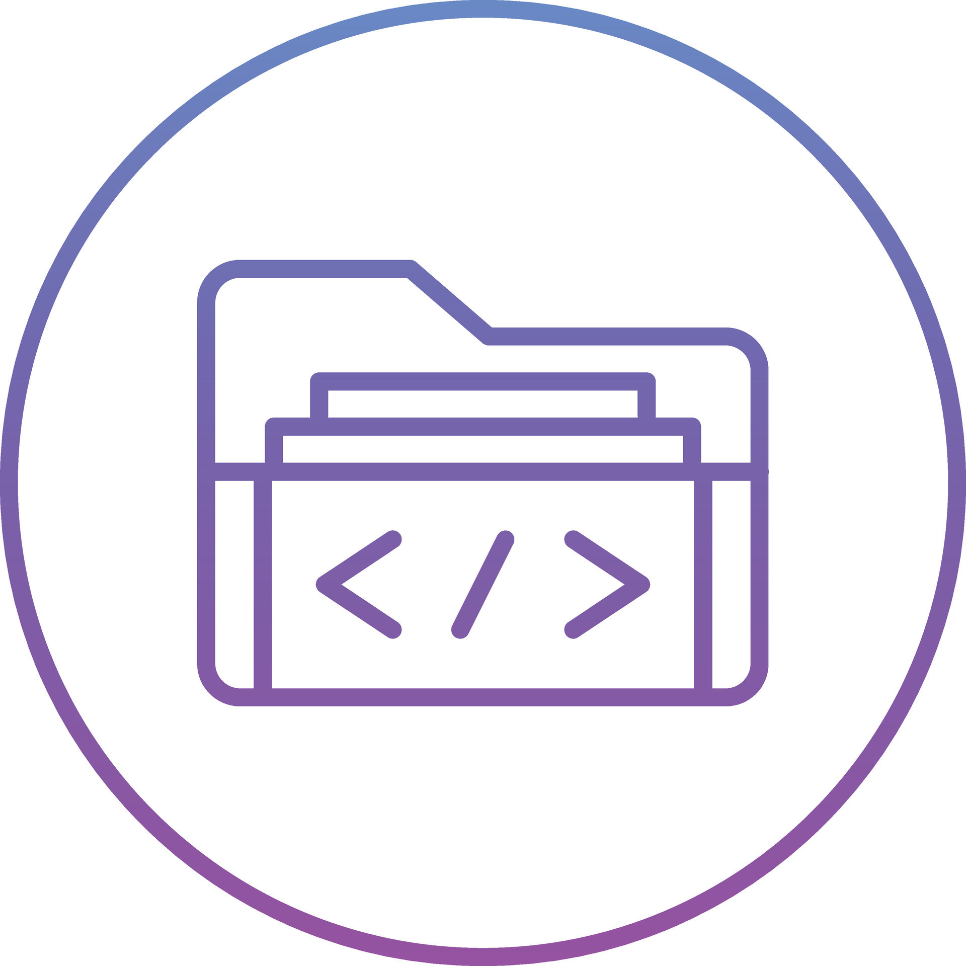 Coding Folder Vector Icon 37893053 Vector Art at Vecteezy