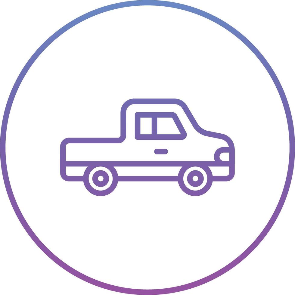 Pickup Truck Vector Icon