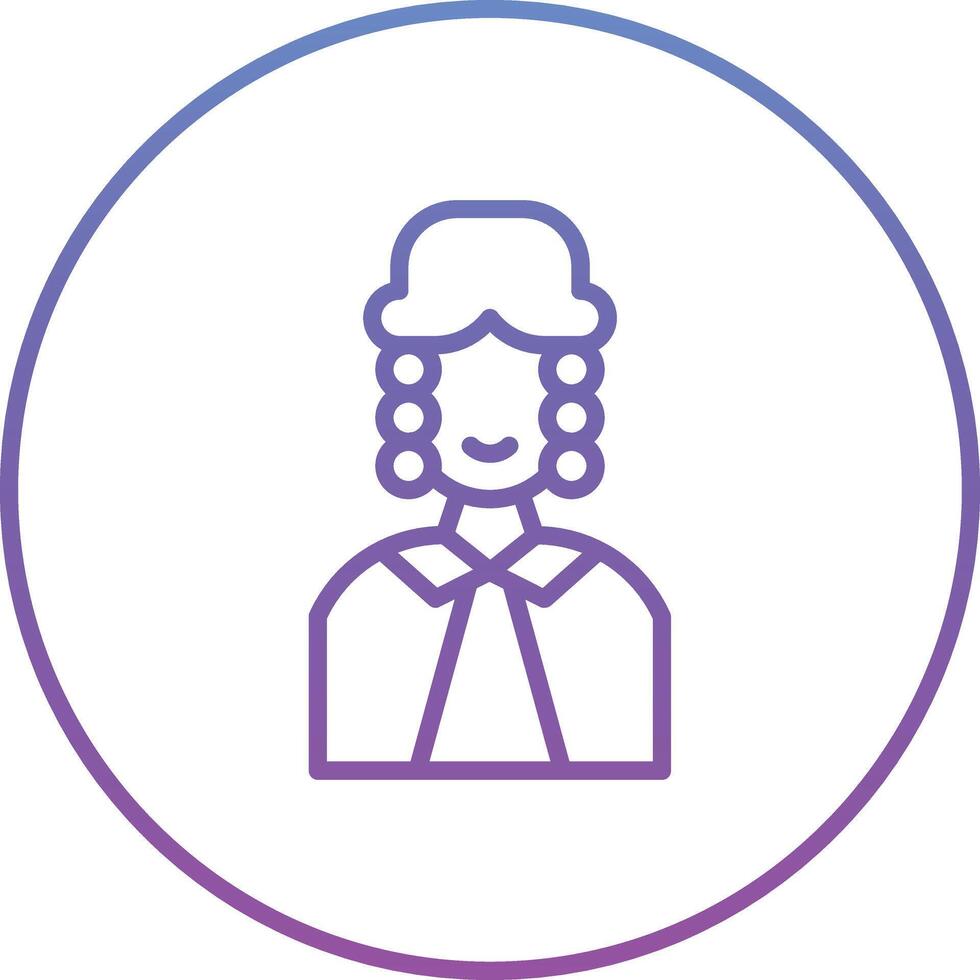 Judge Vector Icon