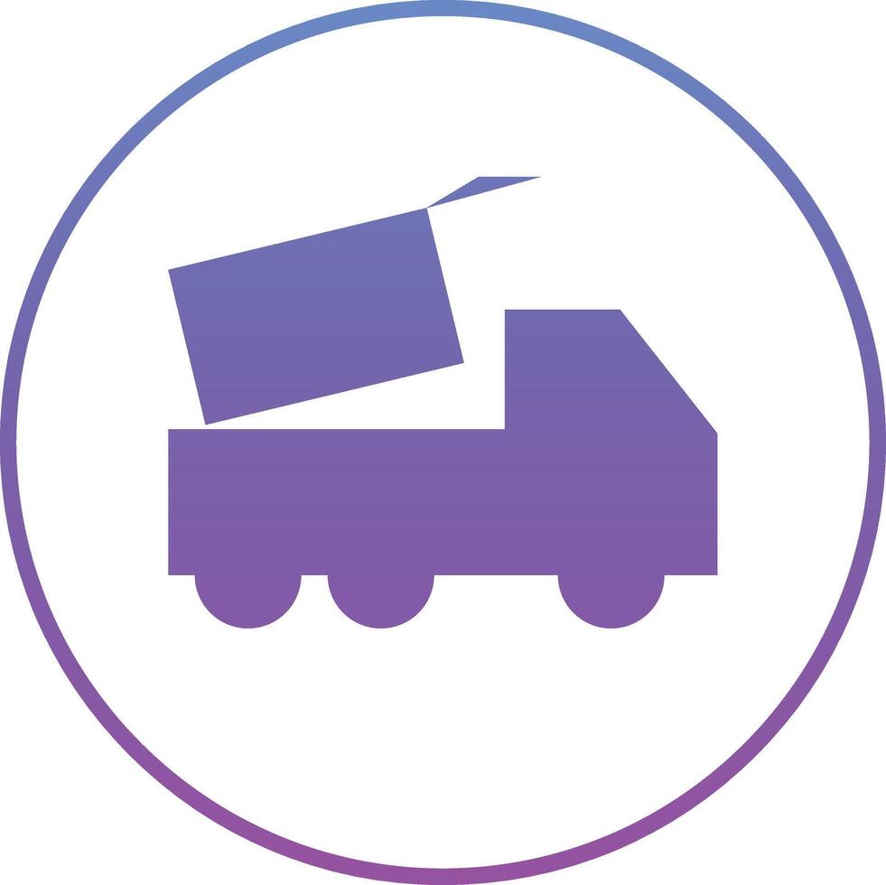 Dump Truck Vector Icon