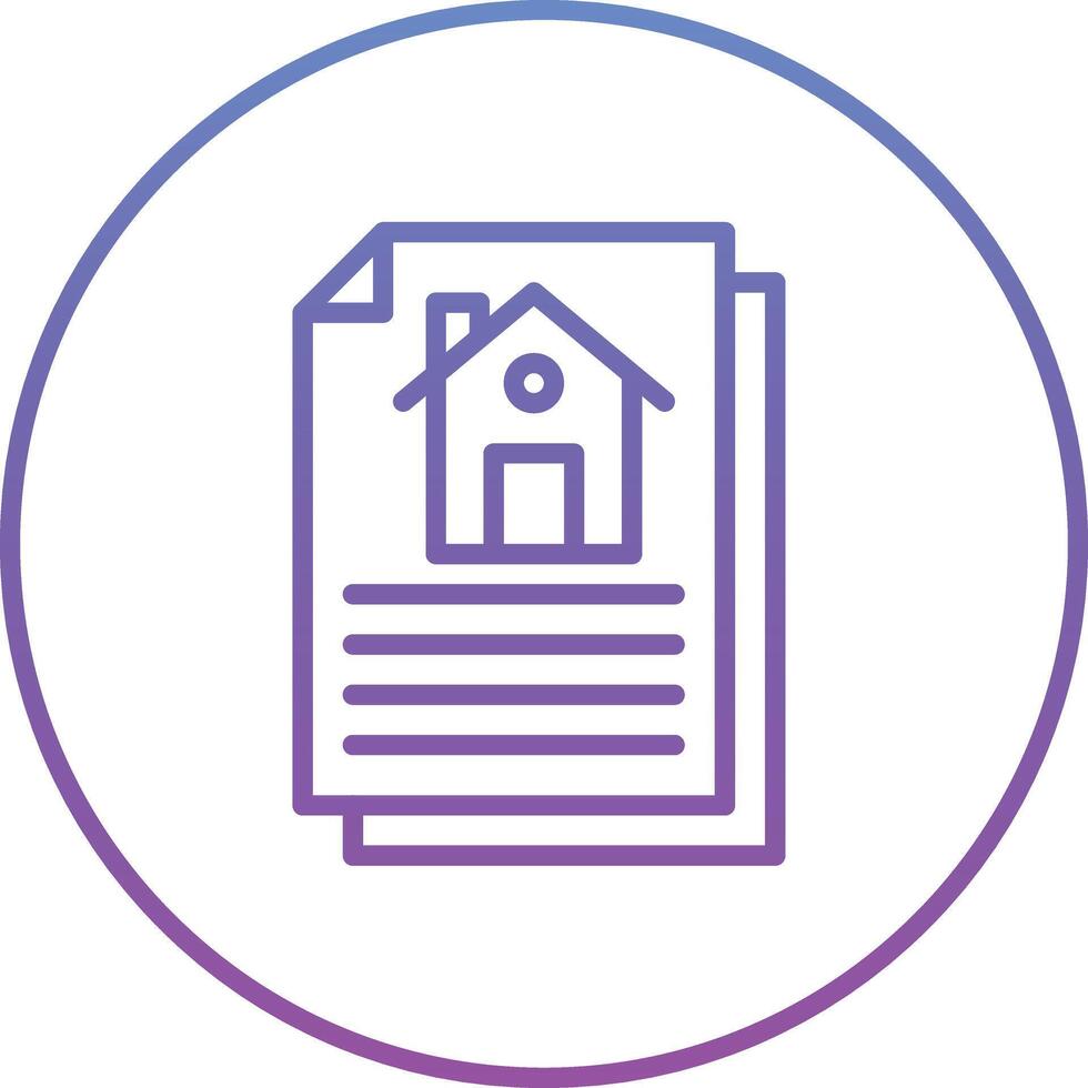 Property Agreement Vector Icon