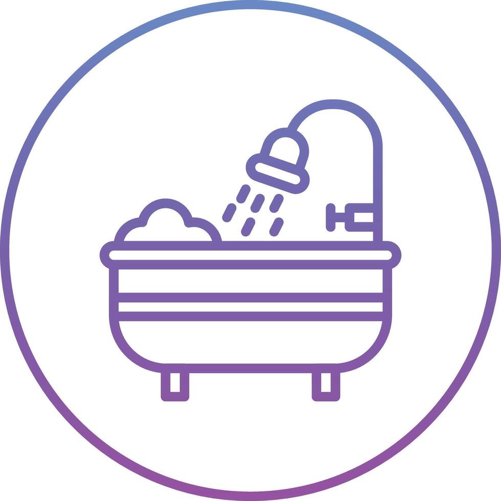 Bathtub Vector Icon