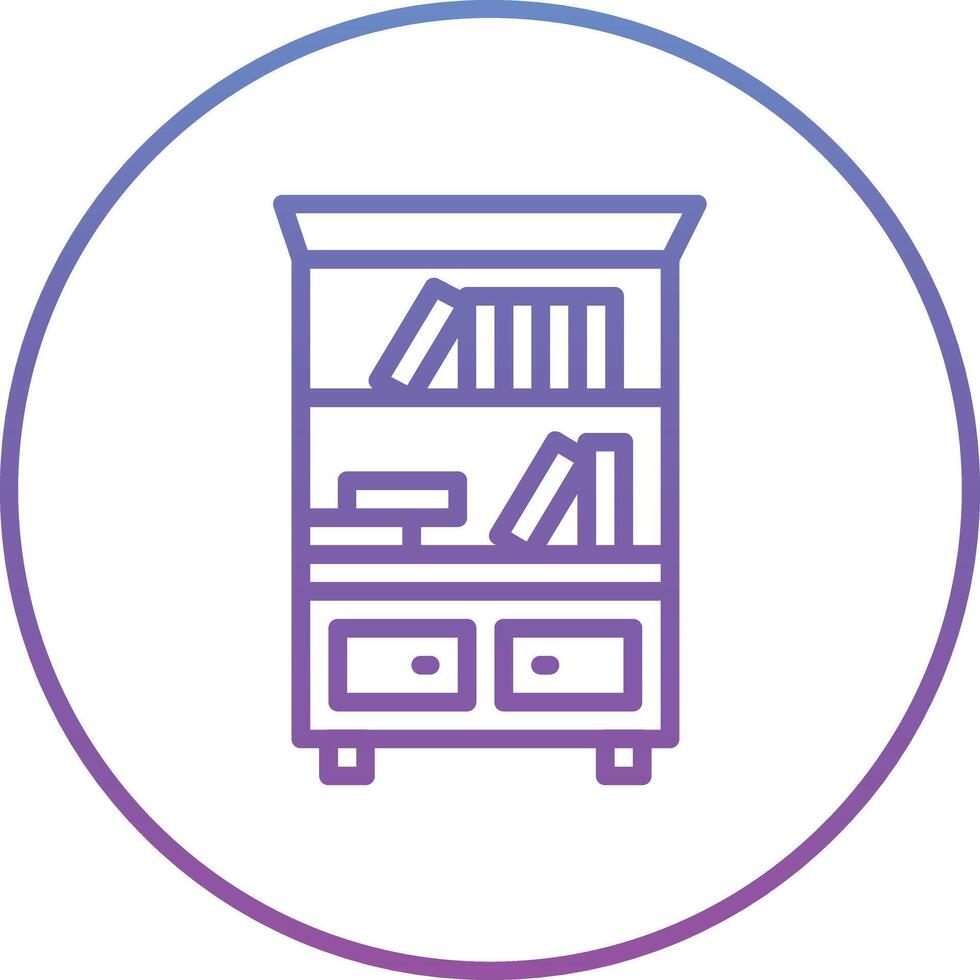 Book Case Vector Icon