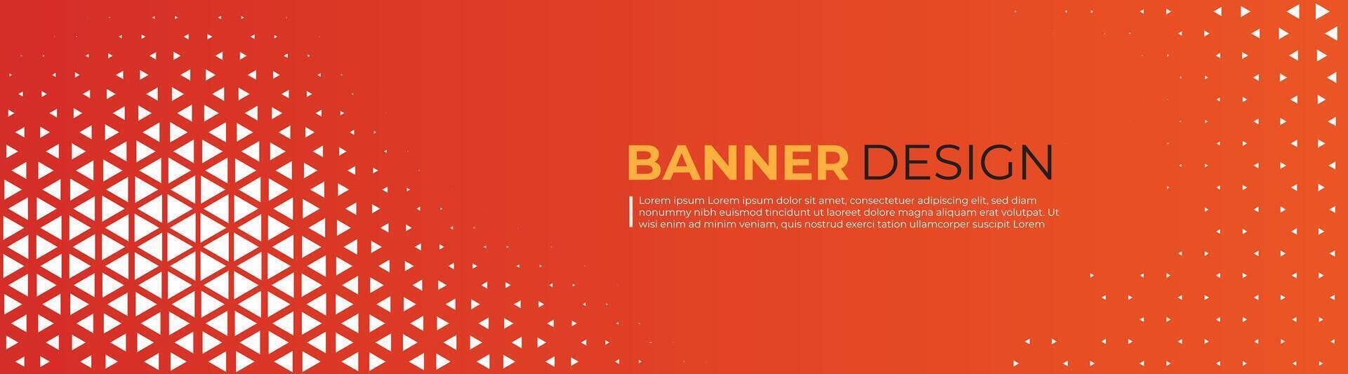 Modern business abstract banner design template vector