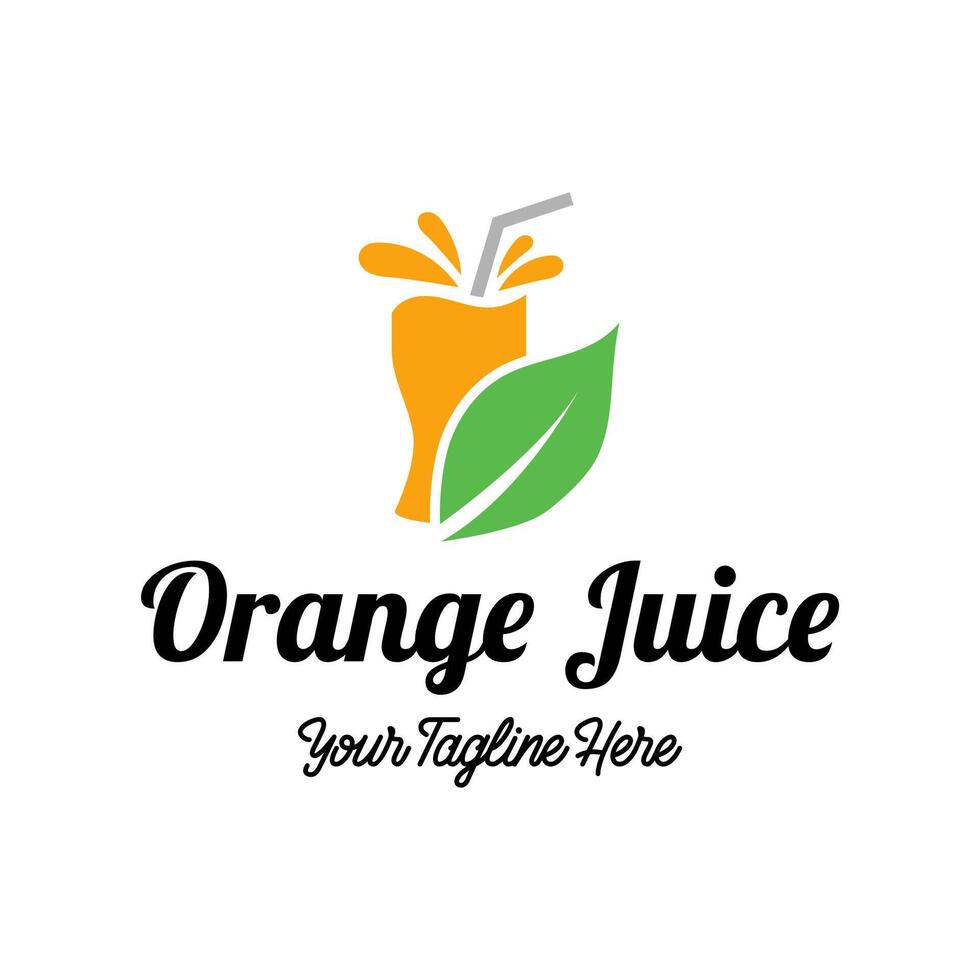 Fruit juice logo. Fresh drink logo. vector