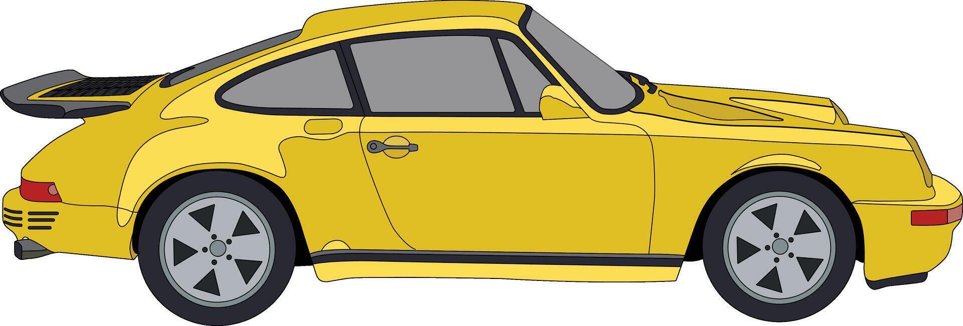 The car vector, line art, and illustration vector