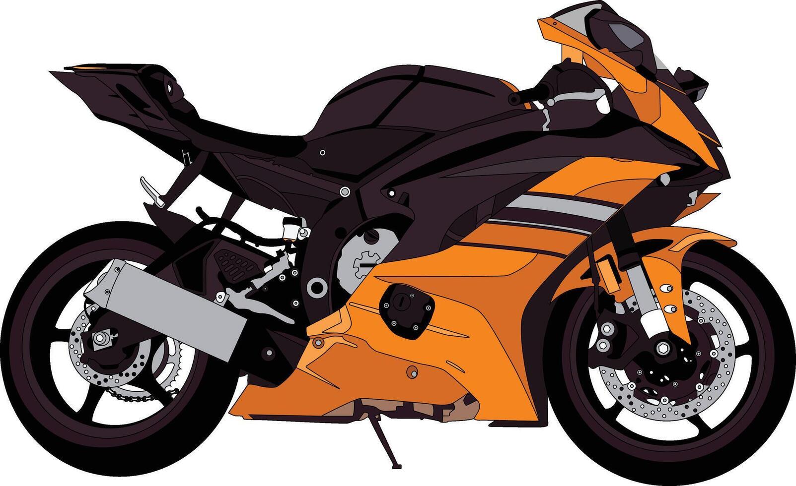 The bike vector, line art, and illustration vector