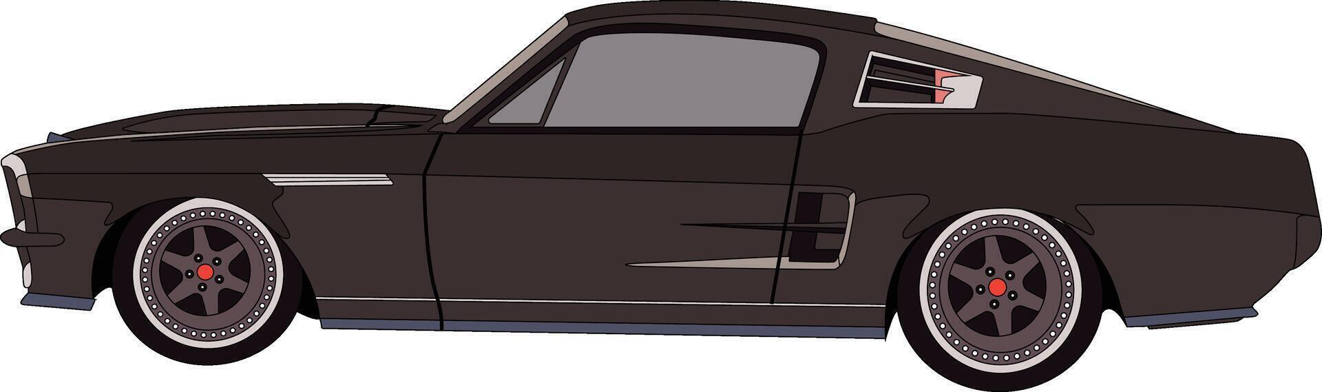 The car vector, line art, and illustration vector