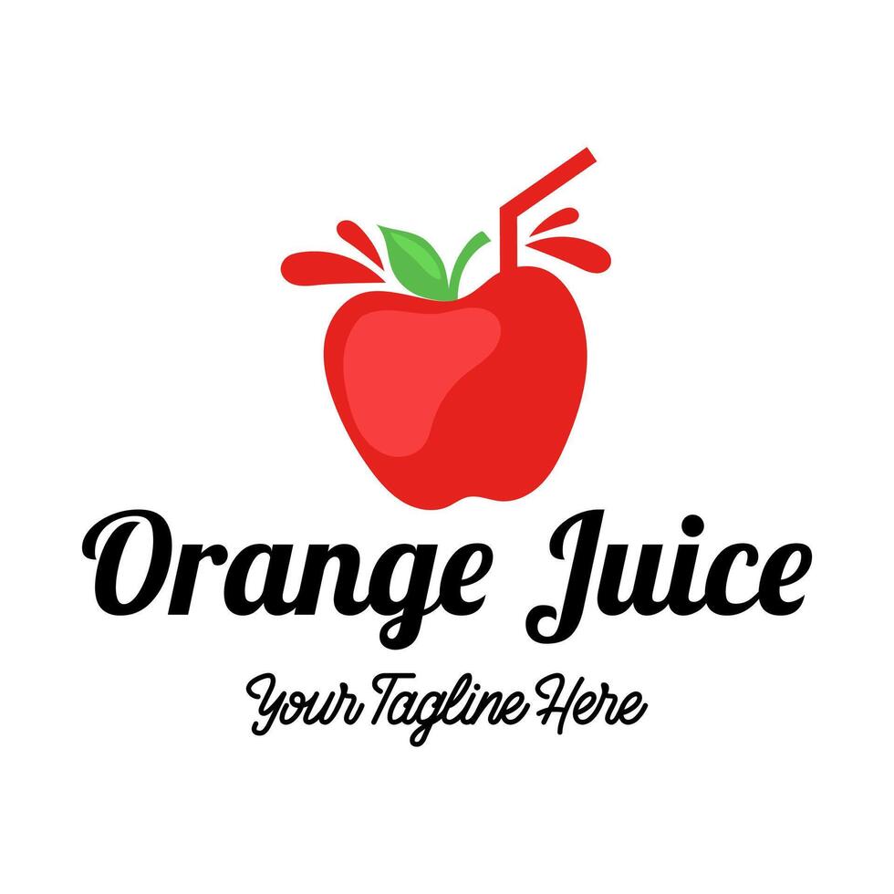 Fruit juice logo. Fresh drink logo. vector