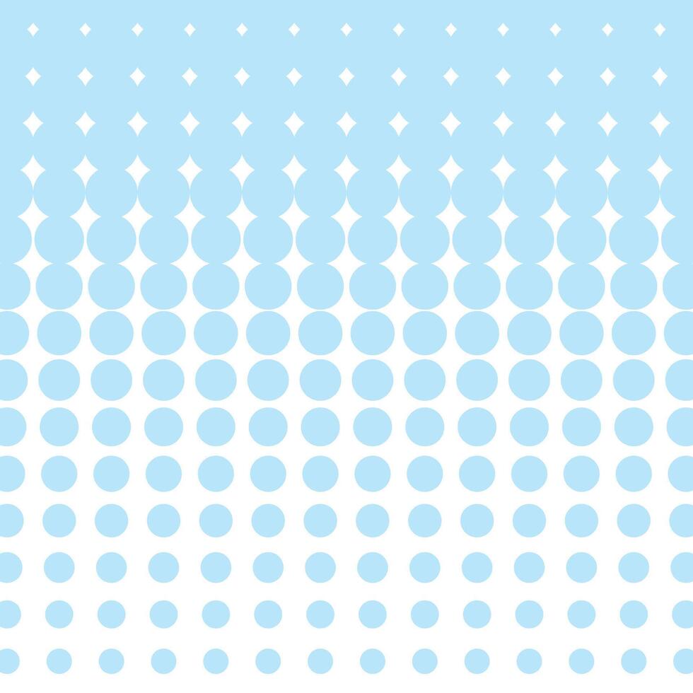 simple abstract sky lite color polka dot half tone blend pattern on white background vector