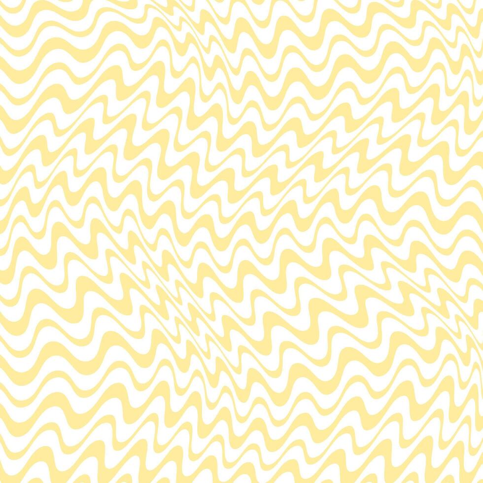 simple abstract banana color zig zag wavy distort pattern vector