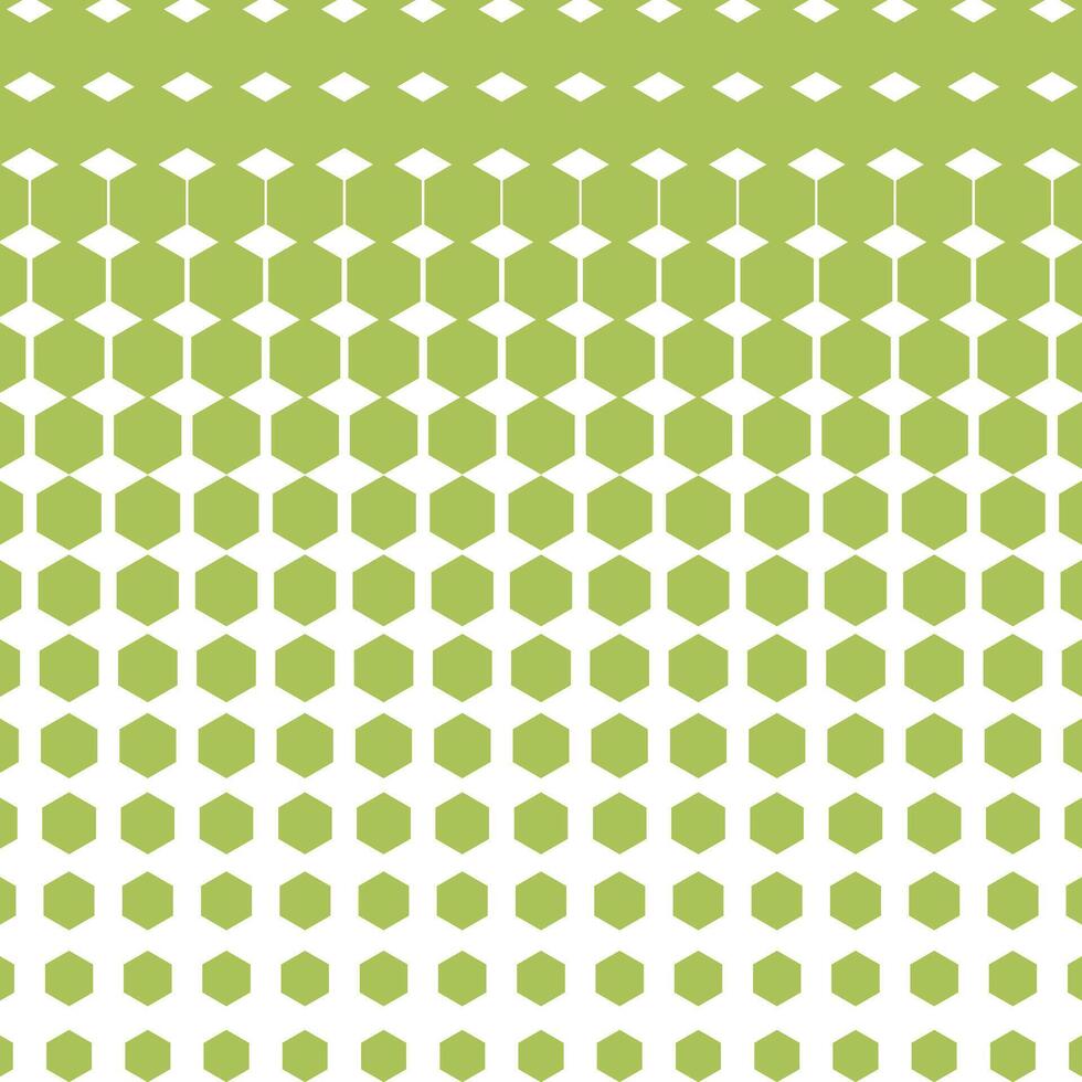 simple abstract avocado color polygon hexagon halftone blend pattern vector
