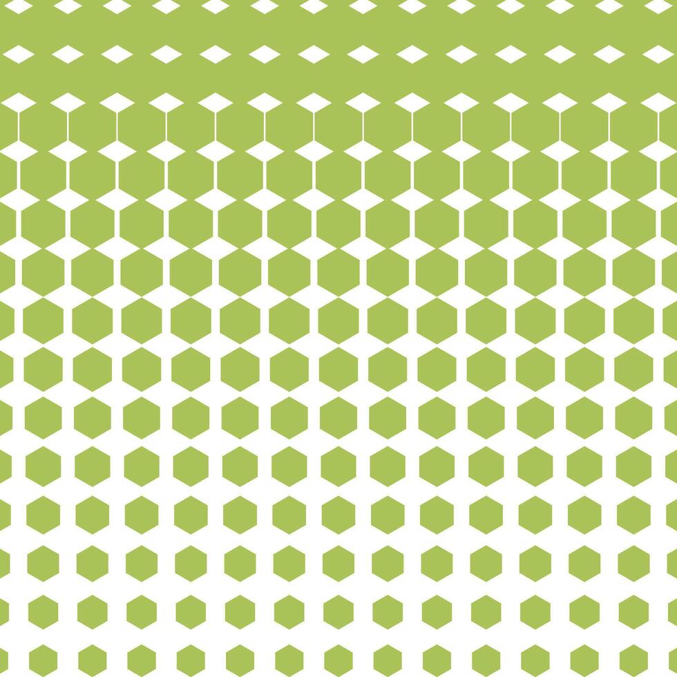 simple abstract avocado color polygon hexagon halftone blend pattern vector