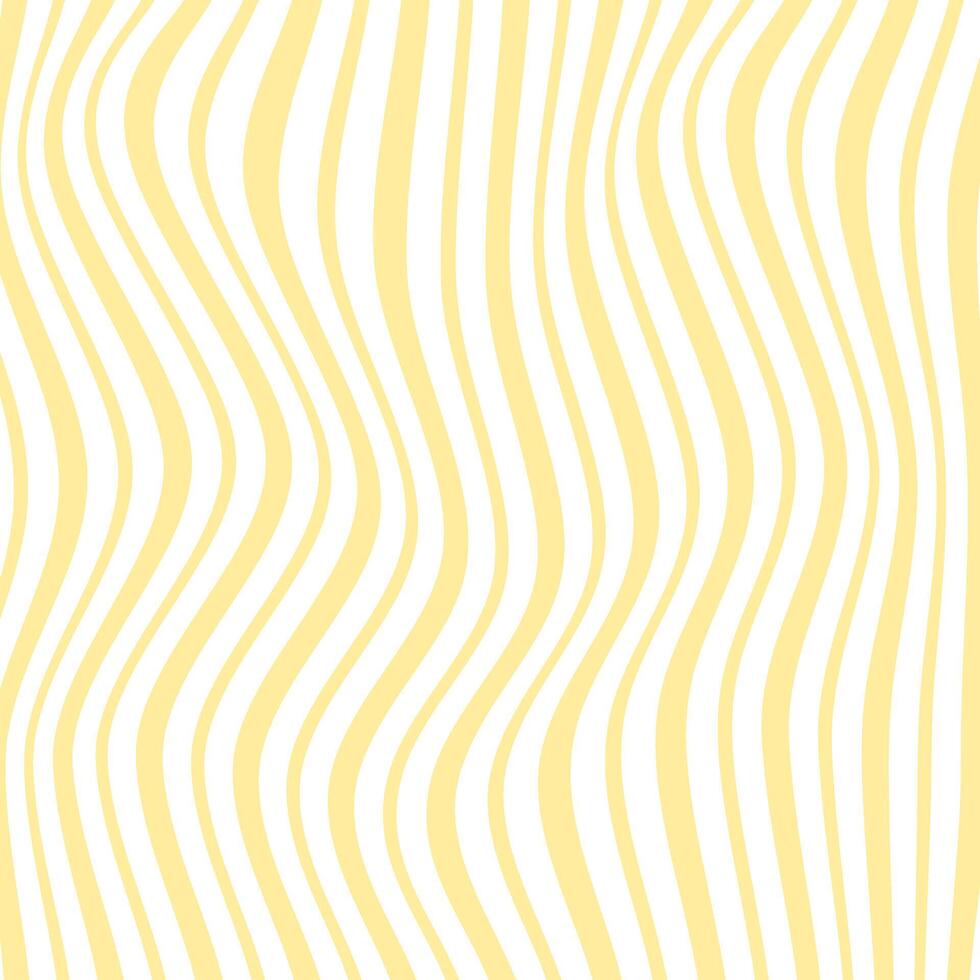 simple abstract banana color vertical line wavy distort pattern vector