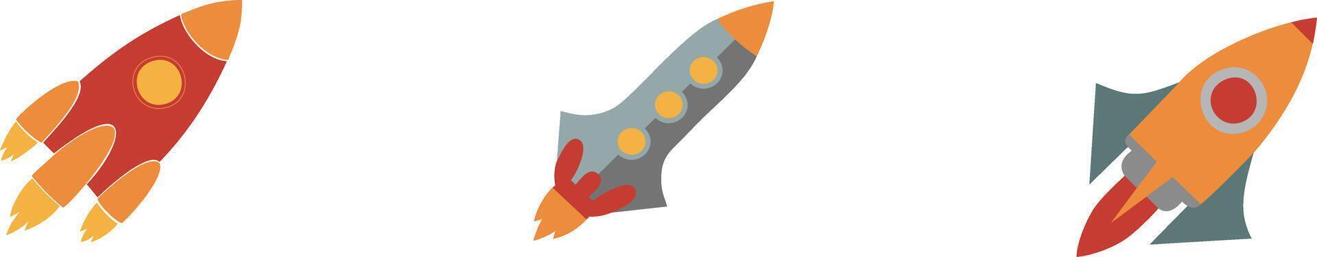 rocket  icon symbol vector